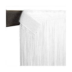 Wentex Fadenvorhang 3(h)x3(b)m Weiß, inkl. Klettverschluss