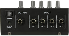 QTX 4-Kanal-Mini-Mikrofonmischer