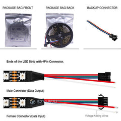LED-Band WS2815 5M Spule 60 LED IP65 Pixel