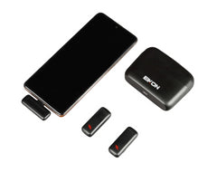 Eikon Twinstream Dual Wireless Clip-On Microphone System for Podcast Blogging Interview