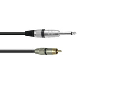 Omnitronic Adapterkabel Cinch/Buchse 0,9 m Schwarz
