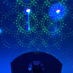 KAM Derby 8 LED Laserlichteffektlicht DJ Disco Party