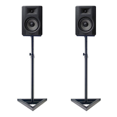 2x M-Audio BX5 D3 5" Active Studio Monitors inc. Stands