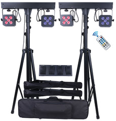 QTX Stereo Twin PAR Bar