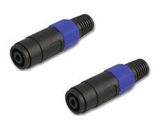 2x connecteur de haut-parleur femelle (compatible Speakon)