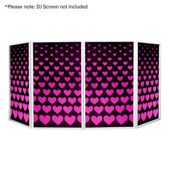 Equinox DJ Screen Heart Design Lycra (4 Pack)