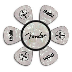 Fender® by Thalia Pick Puck - Mother-of-Pearl with Spaghetti Logo