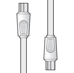 AV:Link fiche de câble coaxial à prise 2,0 m