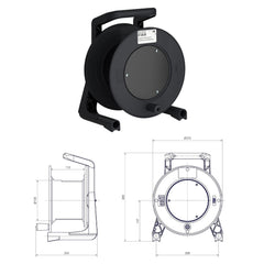 Schill Empty Cable Reel with Blank Plate GT235.SO