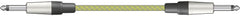 Citronic Braid Guitar Lead Grey/Gold 3m