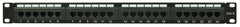 Panneau de brassage IDC CAT6 Adastra 24 ports 1U + gestion des câbles