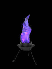 2x Chauvet DJ BOB LED H3 Flame Machine Effect Light