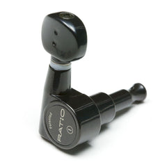 Graphtech Ratio Electric 6 Inline R/h Classic 2 Pin - Black