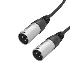 W Audio 0.25M XLR Male to Male Gender Changer Adaptor Lead Cable