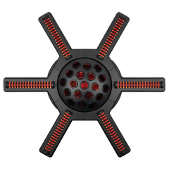 Showtec Hurricane 320 RGBW moonflower effect with spinning arms