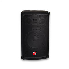 Intimidation 10" Passive PA Speaker Pair 800W & Amplifier PA System Bundle