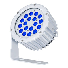 LEDJ Aspect XL Außenbeleuchtung in Blau (weißes Gehäuse)