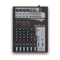 LD Systems VIBZ 8 DC Console de mixage 8 canaux avec DFX et compresseur