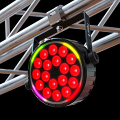 2x Chauvet DJ FXPAR 6 LED Slim Par inc IRC6 remote