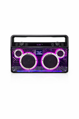 Intimidation Boogie Box D2661 High Power Ghetto Blaster Retro Bluetooth Speaker
