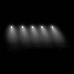 Cameo Q-SPOT Spot compact 15 W avec LED blanc chaud 15 W en noir