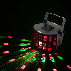 2x Kam Derby 8 LED Laser Light Inc. Free DMX Lead
