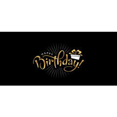 Equinox Happy Birthday Design Lycra für DJ-Kabine