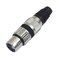 Omnitronic XLR-Buchse 3Pin Bk 10X