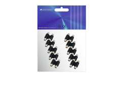 Omnitronic-Adapter 2Xrca(F)/2Xrca(F) 10X