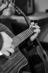 Chord Sundown Electro-Acoustic Western Guitar Dark Zebrano