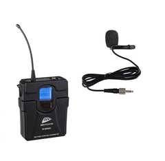 JB Systems HF-BPACK Gürteltasche und Lavalier-Ansteckmikrofon mit Krawattenklammer