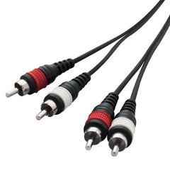 W Audio Phono 10 m 2 x Phono auf 2 x Phono-Kabel