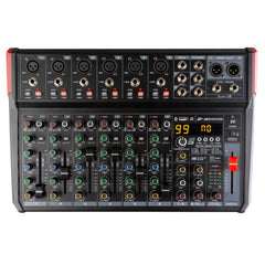 JB Systems LIVE-10 PA Mixer Compact 10 entrées Studio Enregistrement USB Bluetooth
