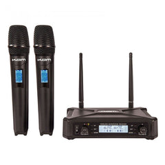 Kam KWM1920 Dual UHF Handheld Wireless Microphone Multi Channel *B-Stock