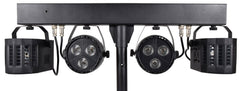 QTX Recharge DJ : Derby LED &amp; PAR Bar avec Trépied