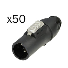 Neutrik PowerCON TRUE1 Cable Connector NAC3MX-W-TOP-D (Pack of 50)
