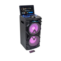 Madison MAD-HP300CD-SB Bluetooth Speaker CD Player Party Sound System DJ