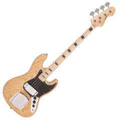 Vintage Vj74 Bass - Maple Board - Natural Ash Body