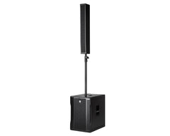 2x RCF Evox 12 Système de haut-parleurs actifs à deux colonnes 1400W DJ Disco Sound System