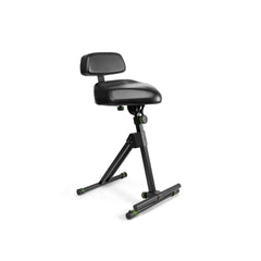 Gravity FM SEAT1 BR Height adjustable stool with foot/backrest Seat Guitar Stool