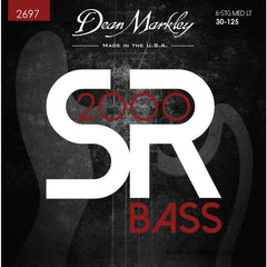 Dean Markley Sr2000 Bass Guitar Strings  Medium Light 6str 30-125