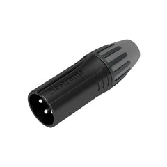 Seetronic 3-Pin 3P Male XLR Connector Black SCMM3-B