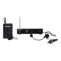 Gemini VHF-01HL Single Channel VHF Wireless Headset/Lavalier System