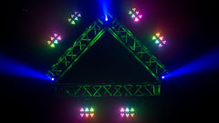 2x Chauvet DJ Wash FX Hex LED Flood RGBAW+UV 18 x 8W