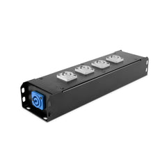 Adam Hall Pro Port 4 PP Powercon Splitter Stage Lighting DJ 5 Way Power Distributor
