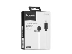 Saramonic SR-ULM10L Verbessertes 6M USB-Lavalier-Mikrofon für PC und MAC