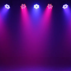 LEDJ Performer 18 HEX MKII (18 x 12 W 6-en-1 RGBWAUV) Boîtier Blanc