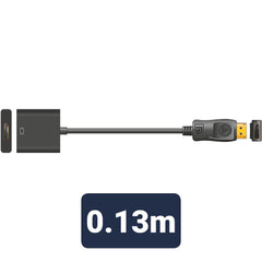 AV:Link Adaptor Lead Display Port Plug - HDMI Socket 0.2m