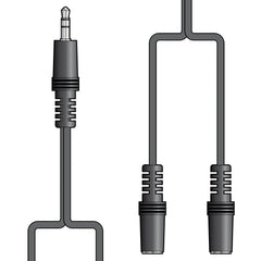 AV:Link 3,5-mm-Stereostecker an 2 x 3,5-mm-Stereobuchsen, Kabel 1,2 m