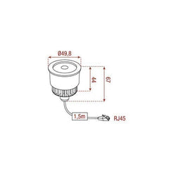 Artecta Vigo Spot 3/1 RGB MR16 20� variateur exclu